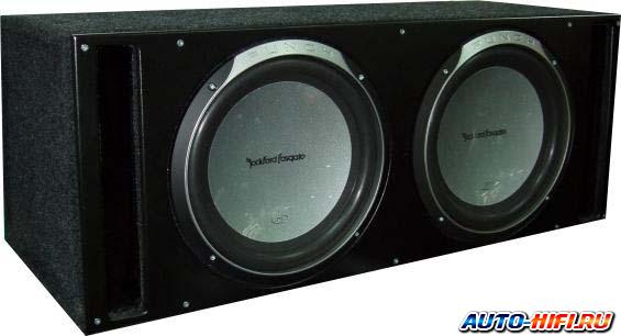 Сабвуфер в корпусе с фазоинвертoром Rockford Fosgate P1S412x2 vented box